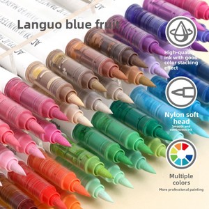 Pennarello Acrilico Liquido Languo Direct per Disegno Bambini - Penna con Punta Morbida e Schemi di Colori Multipli Modello LG-M720 - Product Image 1