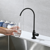 Robinet de cuisine en acier inoxydable 304 avec filtre à eau, mitigeur monocommande en laiton, design américain moderne à poser sur comptoir