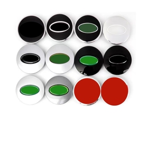 Cache-moyeux <span class=keywords><strong>de</strong></span> <span class=keywords><strong>roue</strong></span> 62mm 63mm avec emblème autocollant pour <span class=keywords><strong>Land</strong></span> <span class=keywords><strong>Rover</strong></span>, logo personnalisé, argent, noir, vert - Product Image 1