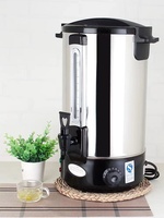 Distributeur de boissons chaudes en acier inoxydable à brassage rapide, chauffe-eau pour la restauration, cafetière, théière, urne à boissons
