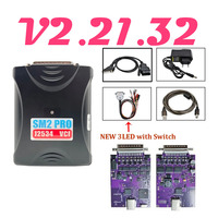 Última Versión V2.21.32 SM2 PRO J2534 Programador de ECU, Juego Completo USB 3 en 1 con 1 Año de Garantía, Herramienta de Programación de ECU para Automóviles
