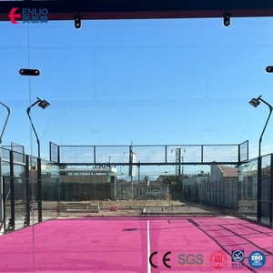 Pistas de Pádel de Lujo Enlio Super Panorámicas con Vista Completa para Interiores y Exteriores, <span class=keywords><strong>Cancha</strong></span> de Pádel, Pista de Pádel China - Product Image 1