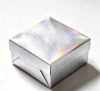 Pigment métallique holographique argenté brillant GUANZUN, 5-100 microns, pigment en poudre pour revêtement graphique, échantillon gratuit de 1g
