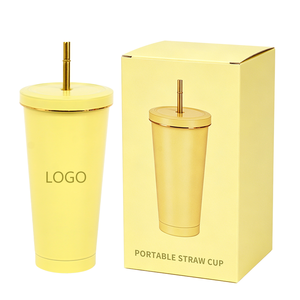 Custom logo Tumbler Cups Vacuum Insulated Double Wall 1 Pcs Tumbler 20oz <b>Coffee</b> Wine Beer Mug Stainless Steel Tumbler Party - Product Image 1