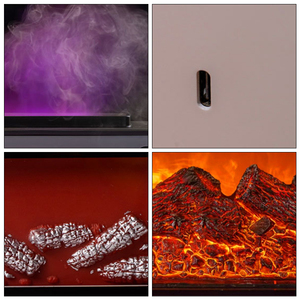 2024 nueva promoción chimenea difusor de Aroma humidificador de aire USB llama difusor de Aroma con Logo - Product Image 5