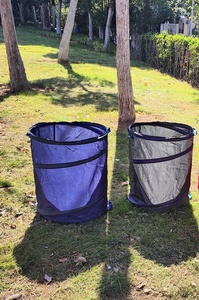 Hiện Đại Đơn Giản Sang Trọng Phong Cách Nhà Máy Tùy Chỉnh Tái Sử Dụng Đóng Mở Bãi Cỏ Lá Thùng Rác Có Thể Pe Lưu Trữ Nhà Pop-up Vườn Chất Thải - Product Image 3