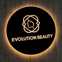 Boîte à lumière LED rectangulaire en aluminium suspendue, décorative, à un seul côté, pour extérieur, éclairée, personnalisée, résistante à l'eau, design résistant aux intempéries