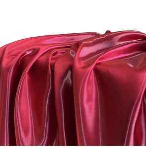 Hot Bán 100% Polyester Chống-Tĩnh Sang Trọng Sáng Bóng Kim Loại Satin Lỏng Vải Cho Đám Cưới Hàng May Mặc - Product Image 2