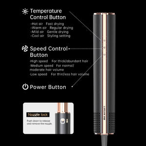 Sèche-cheveux multi-styler tout-en-un à moteur sans balais, très vendu, pour différents styles de cheveux : lisse, bouclé, volume - Product Image 2