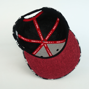 TCAP China Custom Snapback <b>Cap</b> High Quality Sequin <b>Camo</b> Black White Checkerboard 3D Puff Embroidery Linen Visor New Style Hat - Product Image 6