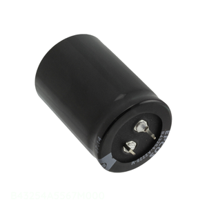 ตัวเก็บประจุแบบมีรูผ่านช่อง560 uF ตัวเก็บประจุแบบมีช่องเสียบ560 uF 20% 450V B43254A5567M000 - Product Image 1