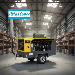 เครื่องอัดอากาศดีเซลแบบเคลื่อนที่ Atlas Copco XAVS450 5 บาร์ 7-8 บาร์ 450cfm 18 ลบ.ม./นาที สำหรับงานเหมืองและก่อสร้าง - Product Image 6