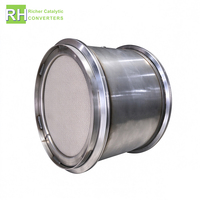 Konverter Katalitik Knalpot Filter Partikel Diesel DPF untuk Truk Volvo dengan Katalis Keramik Sarang Lebah 22537760,23287287