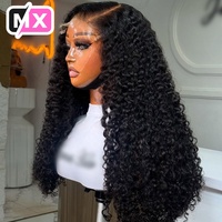 Perruques en cheveux humains en gros, perruque frontale en dentelle bouclée 100 % cheveux humains, sans colle, perruque frontale HD complète, fournisseur de cheveux indiens bruts