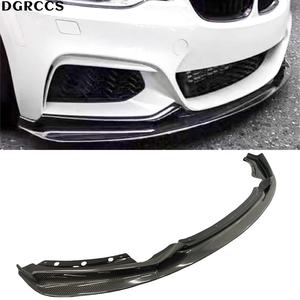 Kit di Accessori Pala Anteriore e Labbro Anteriore in Fibra di Carbonio Stile 3D per Paraurti Anteriore per BMW Serie 2 F22 F23 2014-2021 - Product Image 1