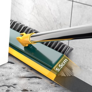 <span class=keywords><strong>Brosse</strong></span> de nettoyage 3-en-1 réglable pour fentes domestiques, <span class=keywords><strong>avec</strong></span> tête en plastique à poils durs, grattoir à <span class=keywords><strong>eau</strong></span> et brosses pour <span class=keywords><strong>le</strong></span> nettoyage des coins, des interstices et des sols - Product Image 5