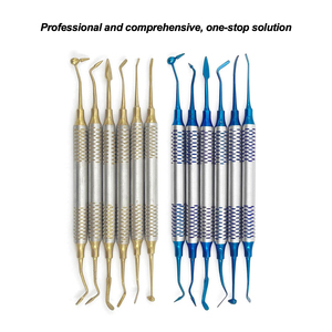 Kit d'instruments dentaires, spatule de remplissage en résine <span class=keywords><strong>composite</strong></span>, outils de remplissage, équipement hydraulique de thérapie <span class=keywords><strong>dentaire</strong></span> en métal, 6 pièces - Product Image 5