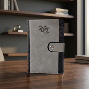 Custom Embossed Premium Durable PU Leather B5 Hardcover <b>Planner</b> Diary Organizer <b>Calendar</b> Notebook Corporate Gift - Product Image 2