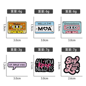 Pines Esmaltados Personalizados de Cinta de Música Sming, Todo Lo Que Kpop Necesita Son Broches de Solapa, Insignias, Joyería Divertida, Regalo para Niños y Amigos - Product Image 6