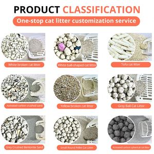 OEM Fast Clumping Low Dust Fine Grain Strong <b>Odor</b> Control Spherical Bentonite Cat Litter - Product Image 4