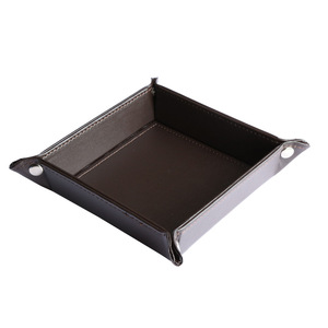 Vassoio <span class=keywords><strong>da</strong></span> tavolo in pelle personalizzato vassoio <span class=keywords><strong>da</strong></span> portata per monete chiavi <span class=keywords><strong>da</strong></span> comodino - Product Image 5
