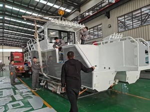 Yate de Pesca Deportivo de Aluminio de 8.8m, Totalmente Soldado, Barco de Lujo para Fiestas, Hecho en China - Product Image 6