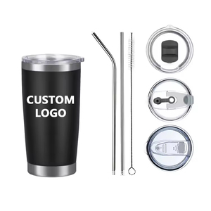 Gift Wholesale Stainless Steel 304 Vacuum Tumbler 6-12 Hours Insulation Leakproof Lid Straw American Style Camping <b>Coffee</b> Beer - Product Image 3