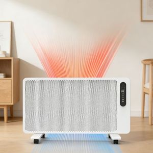 <span class=keywords><strong>Radiateur</strong></span> électrique intelligent 1500W à convection rapide, <span class=keywords><strong>mural</strong></span>, avec protection contre la surchauffe - Idéal pour la maison et le bureau - Product Image 2
