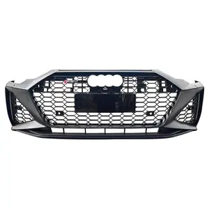 Front Bumper With Grill For Audi A7 RS7 Style High Quality Car Accessories Auto Body Kitl For Tuning Parts PP Material 2019-2021