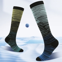 Chaussettes de compression de haute qualité pour hommes et femmes, protection sportive jusqu'au genou, vente chaude de l'usine WUYANG