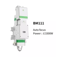 Raytools BM111 kepala pemotong daya tinggi asli 3300W serat fokus otomatis kepala pemotong Laser