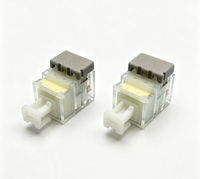 Interrupteur à bouton-poussoir momentané KAN-41-11 0.5A 14V IP67 en plastique pour appareils électroniques industriels et électroménagers marche/arrêt 25T85 4-6N