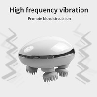 Massage du cuir chevelu de haute qualité Silicone cheveux masseurs de cuir chevelu électriques intelligents appareils masseur de tête de pieuvre