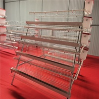 Cage automatique à 4 niveaux et 5 portes pour volailles, animaux de compagnie, oiseaux, poulets, pigeons, cailles