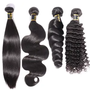 Aosun Full Cuticle Raw Virgin Indian Hair Unprocessed, Wholesale Human Hair Extension India, Raw Indian Virgin Hair From India