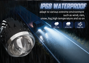 Đèn sương mù <span class=keywords><strong>LED</strong></span> GPNE AF9 5500k, thấu kính Bi <span class=keywords><strong>Projector</strong></span> 3 inch, đèn pha, chống nước, hình dạng H11, 12V, ánh sáng vàng - Product Image 3