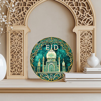Vente en gros islamique acrylique pendentif vitrail Art Ramadan décoration liste ramadan 2025