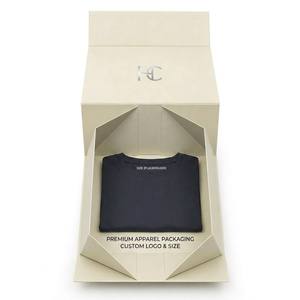 Custom Luxury Recycled Cardboard Shoes Clothes Magnetic Packaging <b>Box</b> Four-Color Printed Logo <b>Foldable</b> Rigid Collapsible Design - Product Image 1