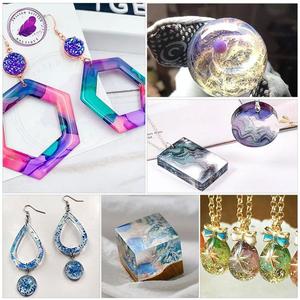 DIYクリスタルエポキシブレスレットペンダントコンビネーションジュエリーシリコン金型ドリルビット付きレジンアートケーキツール - Product Image 3