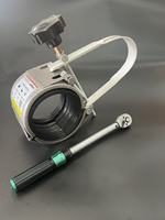 Abrazadera de Reparación Personalizable de Acero Inoxidable de Alta Presión para Tuberías de Agua, Tipo Anillo Dentado, Antidesprendimiento, Superficie Pulida