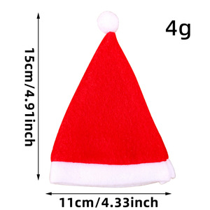 Giáng sinh trang trí nguồn cung cấp <span class=keywords><strong>mini</strong></span> trẻ em của Apple <span class=keywords><strong>hat</strong></span> món quà nhỏ bao bì bán buôn Cây giáng sinh - Product Image 6