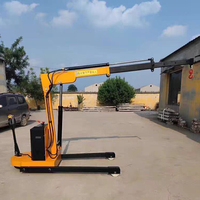 Eterlift Kompakter Elektrischer Mobilkran, Hydraulischer Mini-Tragkran für Garagenwartung, Kleines Hebezeug