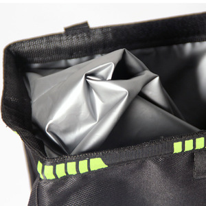 Cross-border hot-selling green-edged car trash can <b>hanging</b> car <b>seat</b> back storage bag, multi-functional car storage bag, waterpro - Product Image 4