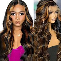 Perruques Lace Front 13x6 en Cheveux Humains P1B/30 Highlight