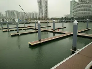 Muelle de aleación de aluminio flotante Pontoon Wharf Marina Floating Pier Dock Jetty System