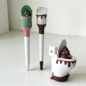 Divertido Juego de Bolígrafos con Diseño de Caca, Bolígrafo de Broma con Efecto <span class=keywords><strong>Pop</strong></span>-Up, Excelente Regalo para el Día de los Inocentes y Cumpleaños - Product Image 4