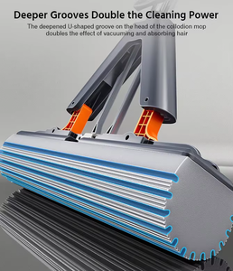 Joybos tự vắt miếng bọt biển giẻ lau sàn để làm sạch sàn bóp với 1pva miếng bọt biển đầu tự vắt sàn lau tay miễn phí miếng bọt biển lau - Product Image 4