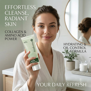 <span class=keywords><strong>Lait</strong></span> Nettoyant <span class=keywords><strong>Non</strong></span> Comédogène au Collagène et Acides Aminés, Contrôle du Sébum, Anti-Acné pour le Visage - Product Image 4