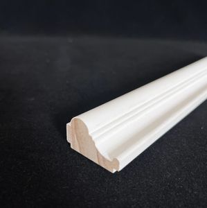 ホワイトプライムウッドMDF成形装飾壁トリム & チェアレール外壁ウッドトリムパネル - Product Image 2