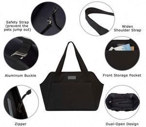 Fábrica BSCI, Transportín Plegable y Portátil para Mascotas, Bolsa de Transporte con Logotipo Personalizado, Bolsa para Perros y Gatos Pequeños - Product Image 3